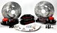 Brake System 13 Inch Front Track4 Black 70-71 Ford/Mercury Disc Brake Spindle Only BAER Brakes