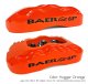 Brake System 11.625 Inch Front SS4+ Deep Stage Drag Race Clear BAER Brakes