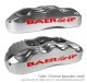 Brake System 11.625 Inch Front SS4+ Deep Stage Drag Race Clear BAER Brakes