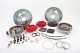 SS4 Brake System Rear 79-92 Ford Mustang W/OE Ford 8.8 Inch C-Clip Rear End (4 Lug) Black Baer Br...