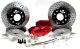 Brake System 11 Inch Rear SS4+ Deep Stage Fire Red 2015 Mustang BAER Brakes