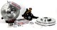 Brake System 13 Inch Front Track4 Silver 70-81 GM F Body Modified Stock Spindles BAER Brakes