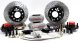S4 Brake System Front 65-66 Ford Mustang W/ Ridetech Truturn Spindles Silver W/Ridetech Truturn S...