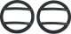 Jeep JK Headlight and Marker Cover Set 6 Pieces 07-18 Wrangler JK Powdercoat Black Kentrol