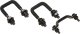 Jeep CJ Windshield Tie Down Kit 55-86 CJ Powdercoat Black Kentrol