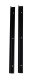 Jeep CJ7/YJ Entry Guards Pair 76-95 CJ7 Wrangler YJ Powdercoat Black Kentrol