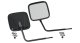 JEEP CJ/YJ/TJ/JK Outback Mirrors Pair 76-18 CJ and Wrangler YJ/TJ/JK Powdercoat Black Kentrol