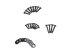Jeep TJ Wire Mesh Guard Set 6 Pieces 97-06 Wrangler TJ Powdercoat Black Kentrol