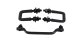 Jeep CJ/YJ Hood Kit With TJ Style Hood Catch 78-95 CJ and Wrangler YJ Powdercoat Black Kentrol