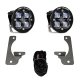 Squadron R SAE Fog Pocket Light Kit Jeep 2007-18 Wrangler JK w/ Premium OE Bumper (SAE Fog; Clear...