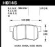 HAWK DTC-70 Brake Pad Sets
