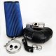 6.4 Cold Air Intake 08-10 Ford Super Duty Power Stroke Polished Oiled Filter for Mod Turbo 5 Inch...