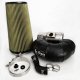 6.4 Cold Air Intake 08-10 Ford Super Duty Power Stroke Polished PG7 Filter for Mod Turbo 5.5 Inch...