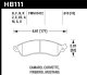 HAWK DTC-70 Brake Pad Sets