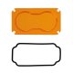 S2 Light Pod Lens Kit (Spot; Factory Amber) Baja Designs