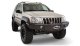 Bushwacker 10926-07 Black Jeep Cutout Style Textured Finish 4-Piece Fender Flare Set for 1999-200...
