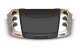 Auto Ventshade 80012 Universal Bullet Hood Scoopwith Smooth Dark Smoke Finish w/Chrome Trim Accen...