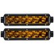 SAE J583 Compliant Selective Yellow Fog Light Pair Sr-Series Pro 6 Inch Street Legal Surface Moun...