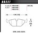 HAWK DTC-70 Brake Pad Sets
