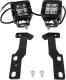 16-Present Tacoma Ditch Light Bracket Kit with Spot Lights All Pro Off Road
