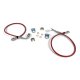 Jeep Wrangler Front & Rear Brake Lines 2007-2018 JK & Jeep Grand Cherokee Front 1999-2004 WJ Clay...