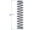 Jeep Grand Cherokee 7.0 Inch Front Coil Springs 1993-1998 ZJ & Jeep Cherokee 8.0 Inch Front Coil ...