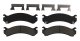 Claw Brake Pads Front 03-08 Hummer H2 02-06 Chevrolet Avalanche 2500 And Various Other GM Applica...