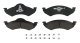 Claw Brake Pads Front 00-02 Dodge Durango And Dakota Baer Brakes