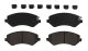 Claw Brake Pads Front 03-08 Chrysler Town And Country Voyager 01-07 Dodge Caravan Grand Caravan 0...