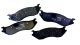 Claw Brake Pads Front 02 Dodge Ram 1500 04-06 Dodge Durango Baer Brakes