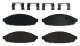 Claw Brake Pads Front 03-11 Ford Crown Victoria Lincoln Town Car (Sedan/Limo) Mercury Grand Marqu...