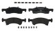Claw Brake Pads Front 3/18/02-06 Ford Expedition 03-06 Lincoln Navigator Baer Brakes