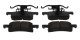 Claw Brake Pads Rear 3/18/02-06 Ford Expedition 03-06 Lincoln Navigator Baer Brakes