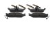 Claw Brake Pads Rear 03-04 Dodge Dakota 2/4WD W/OE Rear Disc Baer Brakes