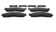 Claw Brake Pads Front 03-08- Dodge Ram 2500 3500 05-08 Ram 1500 Mega Cab (8-Lug) Baer Brakes
