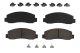 Claw Brake Pads Front 05-08 Ford F250 05-11 F350 10-12 F450 Super Duty Pickups Baer Brakes