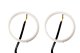 Halo Lights LED 100mm Amber Pair Diode Dynamics