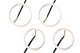 Halo Lights LED 70mm/90mm White Four Diode Dynamics