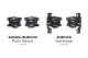Elite Series Fog Lamps for 2018-2022 Jeep JL Wrangler Sahara/Rubicon w/ Plastic Bumper Pair Yello...