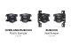Elite Series Fog Lamps for 2020-2022 Jeep JT Gladiator Overland/Rubicon w/ Plastic Bumper Pair Ye...