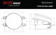 Elite Series Fog Lamps for 2014-2015 Lexus IS250 Pair Cool White 6000K Diode Dynamics