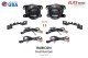 Elite Series Fog Lamps for 2018-2022 Jeep JL Wrangler Rubicon w/ Steel Bumper Pair Cool White 600...