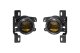 Elite Series Fog Lamps for 2018-2022 Jeep JL Wrangler Rubicon w/ Steel Bumper Pair Yellow 3000K D...