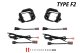 SS3 Type M Fog Light Mounting Kit Diode Dynamics
