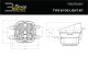 SS3 LED Fog Light Kit for 2013-2015 Lexus LX570 Yellow SAE Fog Max w/ Backlight Diode Dynamics
