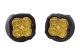 SS3 LED Fog Light Kit for 2012-2018 Chevrolet Sonic Yellow SAE Fog Sport w/ Backlight Diode Dynam...
