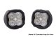SS3 LED Fog Light Kit for 2007-2012 GMC Acadia Yellow SAE Fog Pro w/ Backlight Diode Dynamics