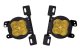 SS3 LED Fog Light Kit for 2018-2021 Jeep JL Wrangler Yellow SAE Fog Sport w/ Backlight Type MR Br...