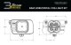 SS3 LED Fog Light Kit for 2009-2012 Ram 1500 Yellow SAE Fog Pro w/ Backlight Diode Dynamics
