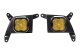 SS3 LED Fog Light Kit for 2020-2021 Chevrolet Silverado HD 2500/3500 Yellow SAE Fog Pro w/ Backli...